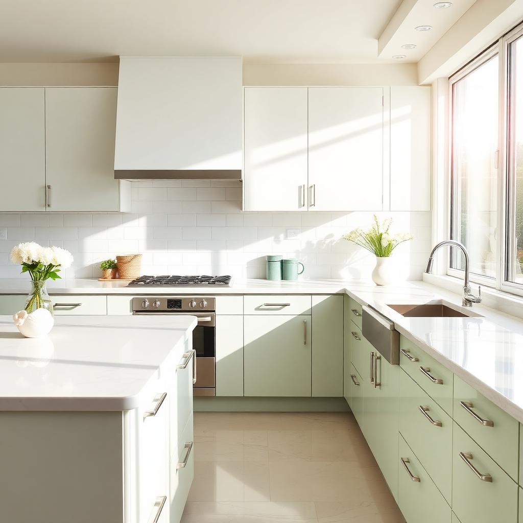 Sparkling clean modern kitchen